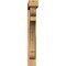 Ekena Millwork Olympic Block Smooth Bracket w/ Offset Brace, Western Red Cedar, 5 1/2"W x 34"D x 40"H BKT0604X34X40OLY05SWR - alternate 4